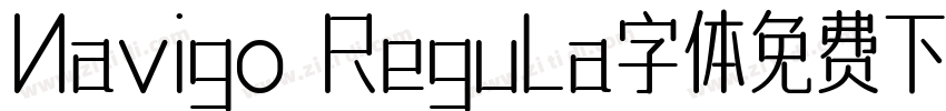 Navigo Regula字体免费下载字体转换